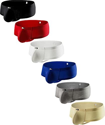 Cotton Cheeky Boxer Briefs Brazilian Back • 6-pack