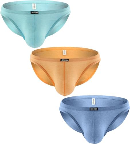 Cotton Pouch Bikini Low Rise • 3 Pack-c