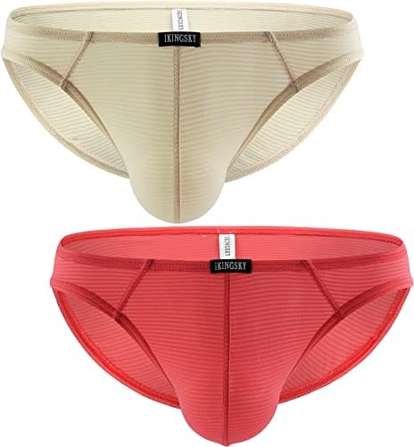 Four Way Stretch Briefs Soft Striped • 2-pack