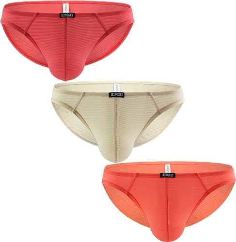 Four Way Stretch Briefs Soft Striped • 3-pack