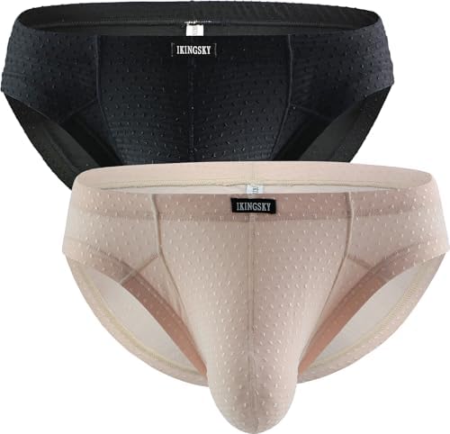 Four Way Stretch Pouch Briefs Soft Bulge • 2-pack