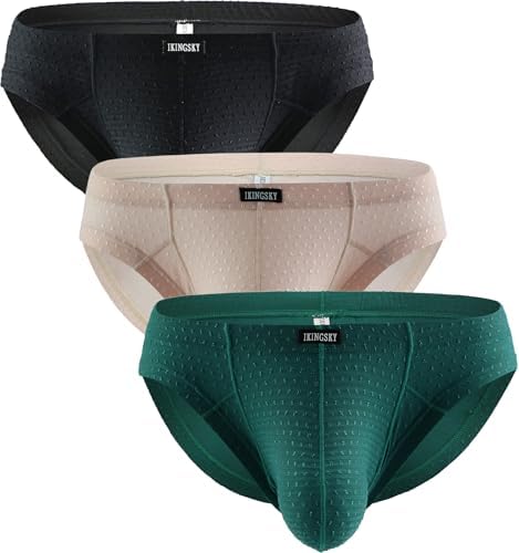 Four Way Stretch Pouch Briefs Soft Bulge • 3-pack