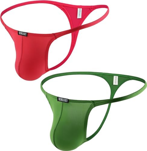 G-String Low Rise Bulge Y-back • 2 Pack-d