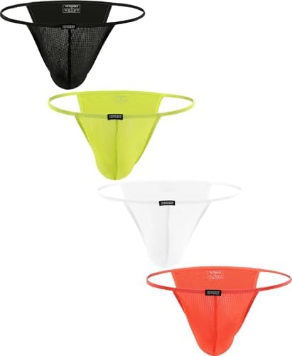 High-leg Opening Bikini Brazilian Back • 4 Pack-d