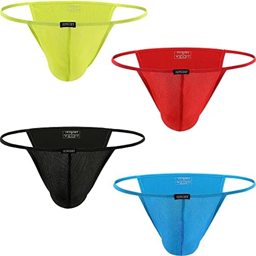 High-leg Opening Bikini Brazilian Back • 4-pack