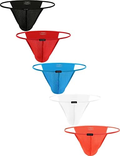 High-leg Opening Bikini Brazilian Back • 5-pack
