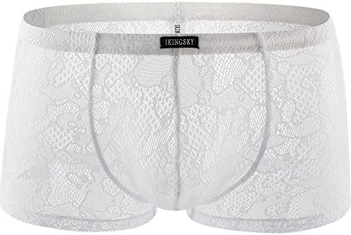 iKingksy Boxer Briefs Soft Low • White • 1-pack
