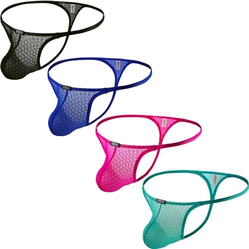 Lace See Through G-String Soft • 4-pack