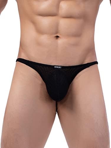 Lace See Through G-String Soft • Black • 1-pack