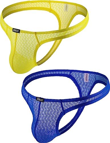 Lace See Through Thong Bulge T-back • 2-pack