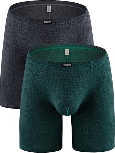 Long Leg Boxer Briefs Bulge • 2 Pack-c