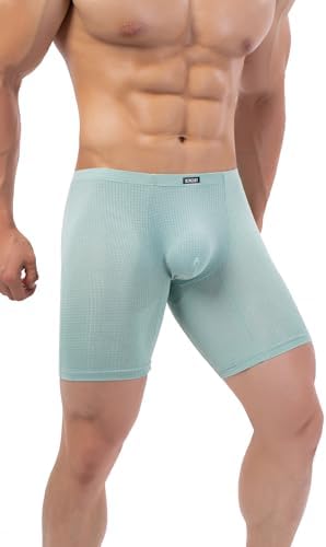 Long Leg Boxer Briefs Bulge • Green • 6-pack