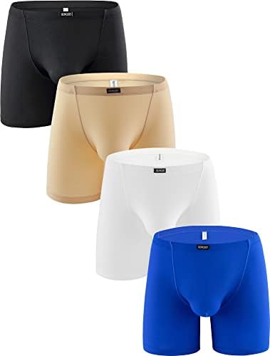 Long Leg Boxer Briefs Seamless Front • 4-pack