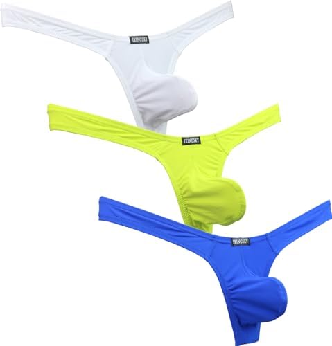 Low Rise Pouch Thong T-back • 3-pack