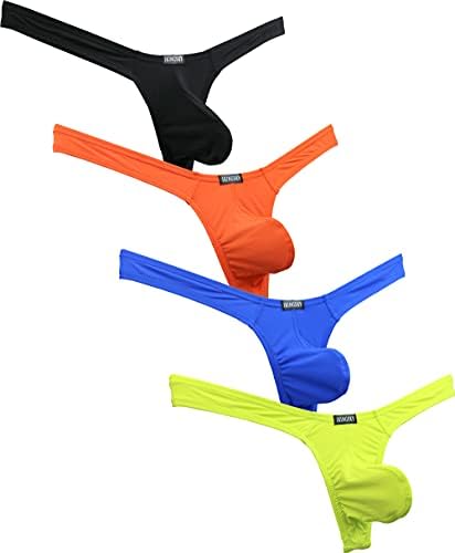 Low Rise Pouch Thong T-back • 4-pack