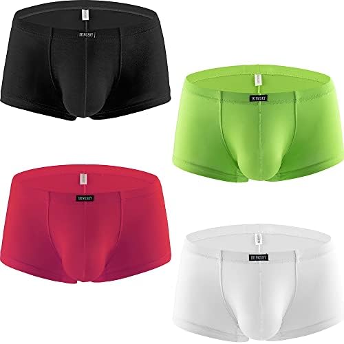 Modal Bulge Boxer Briefs Pouch Shorts • 4-pack