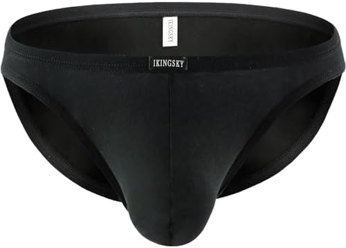 Modal Bulge Briefs Low Rise Pouch • Black • 2-pack