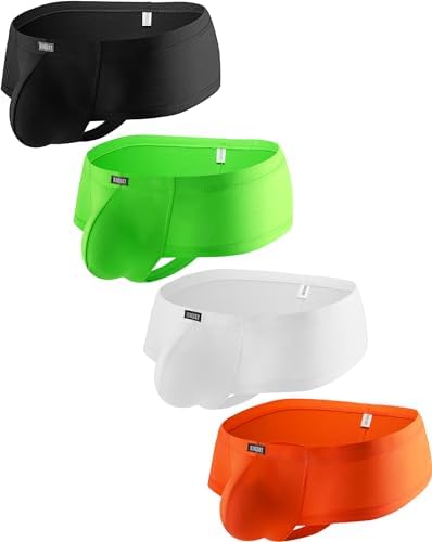 Modal Cheeky Boxer Briefs Brazilian Back • 4 Pack-b
