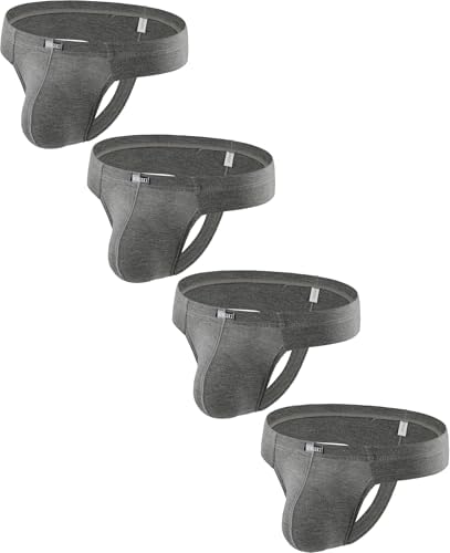 Modal Cheeky Thongs Mini Cheek • Grey • 4 Pack