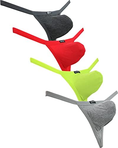 Modal G-string Pouch Y-back Thong • 4-pack