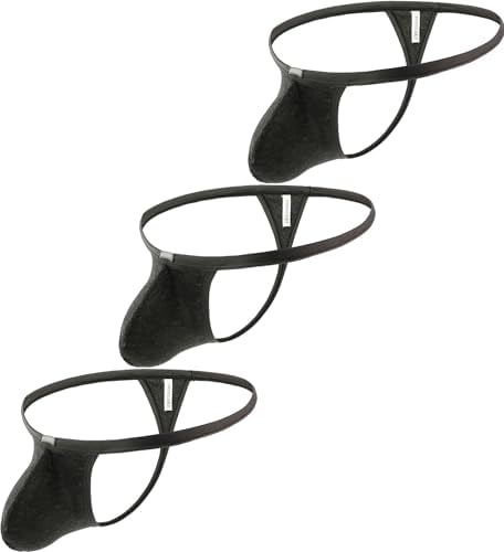 Modal Pouch G string Low Rise • Black • 3-pack