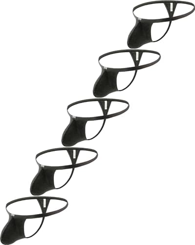 Modal Pouch G string Low Rise • Black • 5-pack