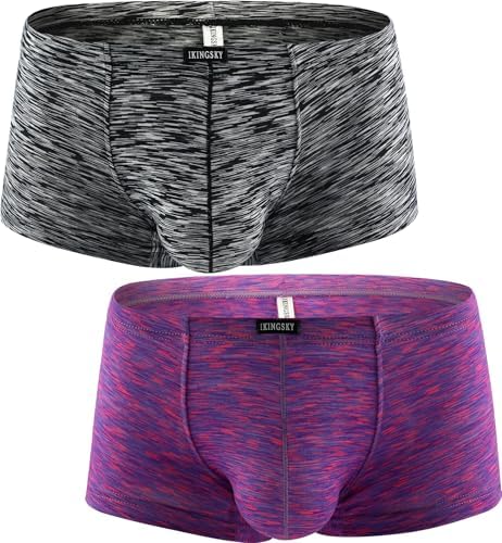 Pouch Boxer Briefs Stretch Shorts Colorful • 2 Pack-b