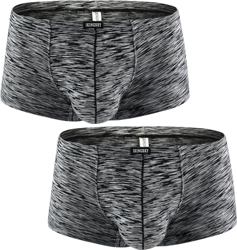 Pouch Boxer Briefs Stretch Shorts Colorful • 2 Pack-black