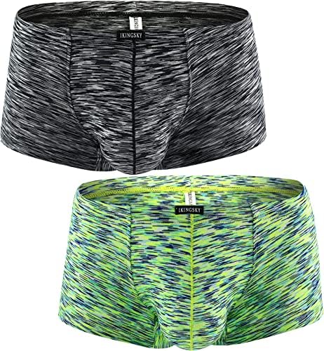 Pouch Boxer Briefs Stretch Shorts Colorful • 2-pack
