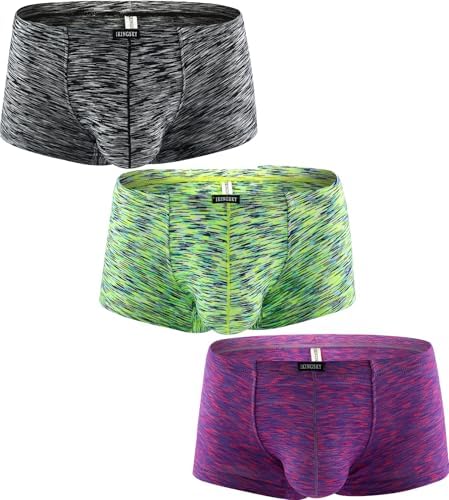 Pouch Boxer Briefs Stretch Shorts Colorful • 3-pack