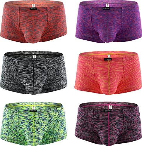 Pouch Boxer Briefs Stretch Shorts Colorful • 6-pack