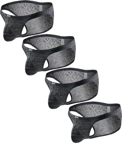 Pouch Briefs Bulge Bikini • Black • 4-pack