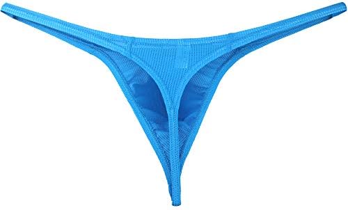 Pouch G-string Big Package Y-Back Panties • Blue • 6-pack