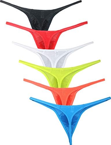 Pouch G-string Big Package Y-Back Panties • Multicolor • 6-pack