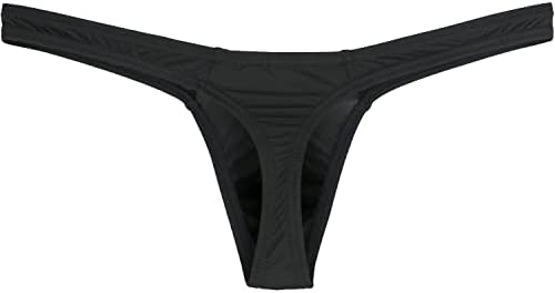 Pouch Thong T-Back Under • Black • 4-pack