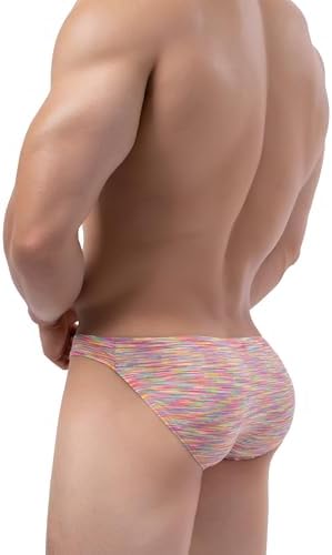 Quick-dryl Briefs with Big Pouch Colorful Bulge • Red • 1-pack
