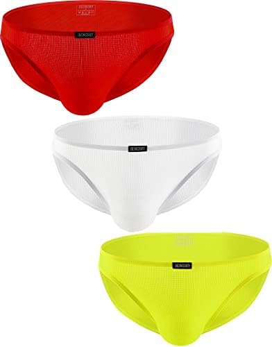 Seamless Front Pouch Bikini Low • 3 Pack-c