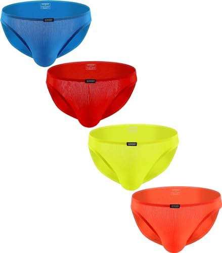 Seamless Front Pouch Bikini Low • 4 Pack-e