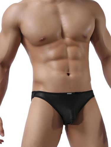Seamless Front Pouch Bikini Low • Black • 2-pack