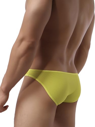 Seamless Front Pouch Bikini Low • Lemon Green • 2-pack