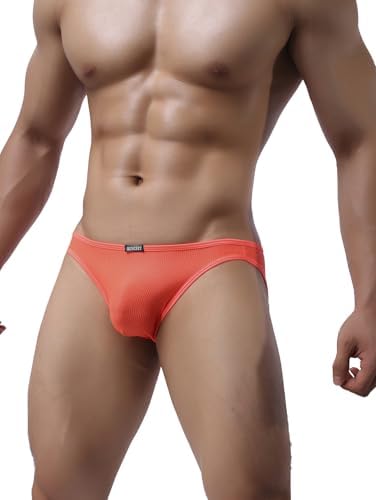 Seamless Front Pouch Bikini Low • Orange • 2-pack