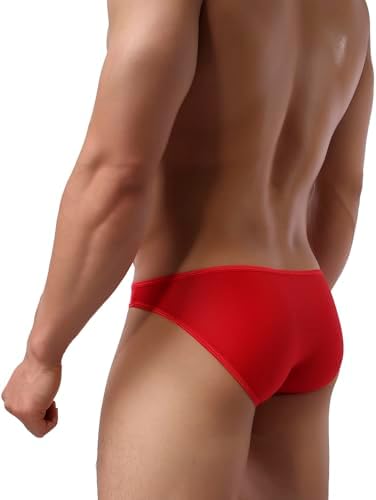 Seamless Front Pouch Bikini Low • Red • 2-pack