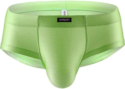 Seamless Front Pouch Briefs Cheeky • Green • 1-pack