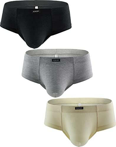 Seamless Front Pouch Briefs Low Rise • 3-pack