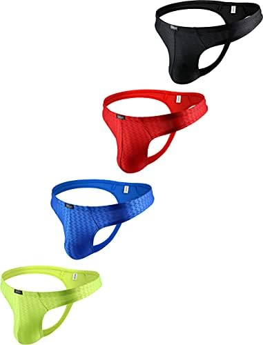 Shining Thong Soft Stretch T-back • 4-pack
