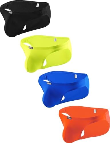Silky Bulge Briefs Big Pouch • 4 Pack