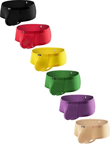 Silky Cheeky Boxer Briefs Brazilian Back • 6-pack