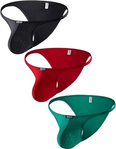 Silky Cheeky Briefs Pouch Bikini • 3-pack