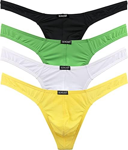 Silky Thong T-Back Low • 4 Pack-e