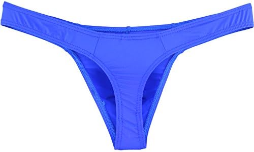 Silky Thong T-Back Low • Blue • 6-pack